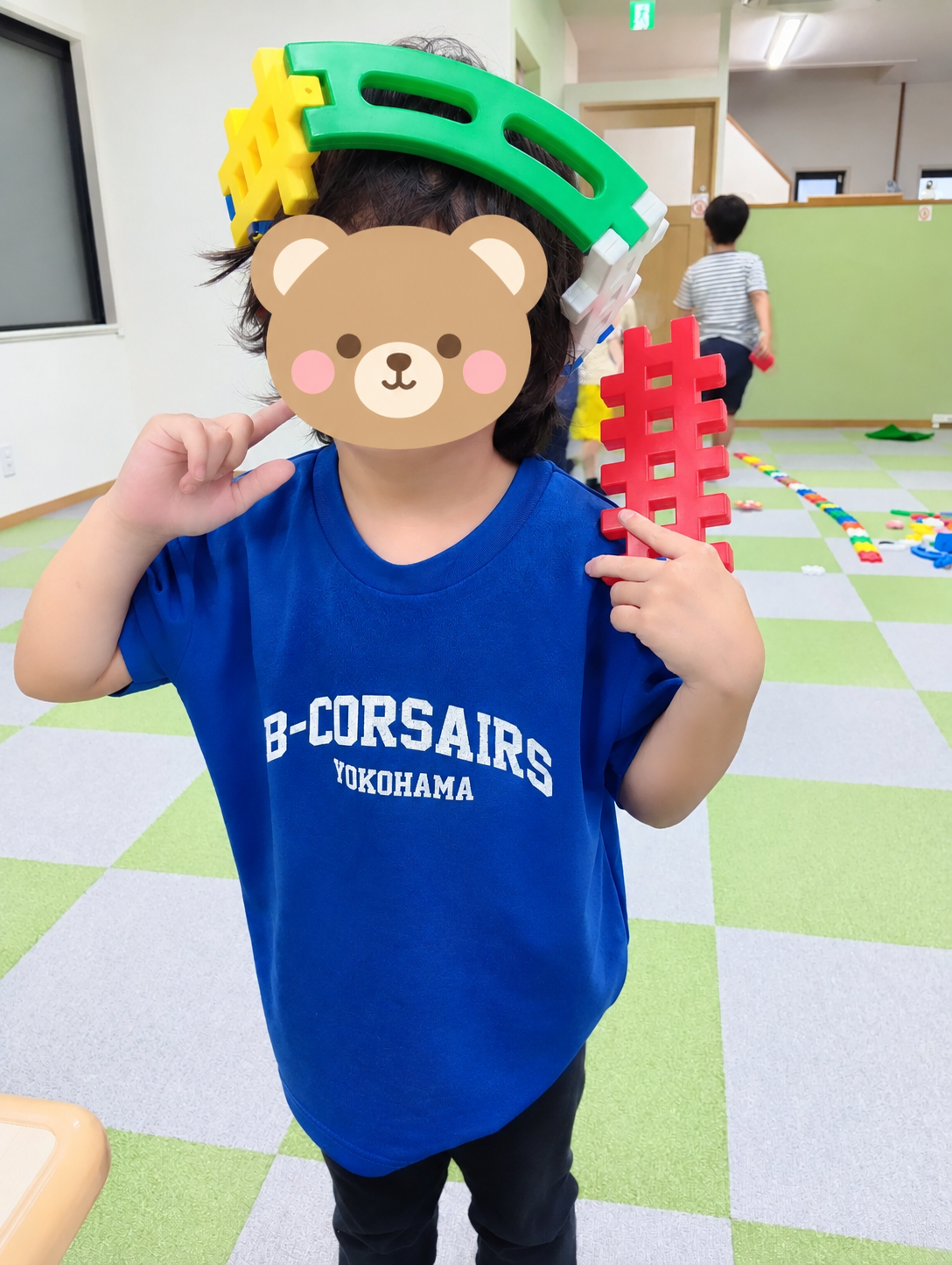 ニューブロックの帽子♪